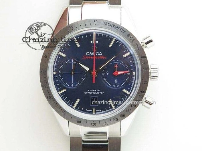 1229 EasyCare SEAMASTER PLANET OCEAN 6000M ULTRA DEEP 45.5MM SS TF 1:1 BEST EDITION BLUE DIAL BLACK BEZEL ON SS BRACELET A 7760